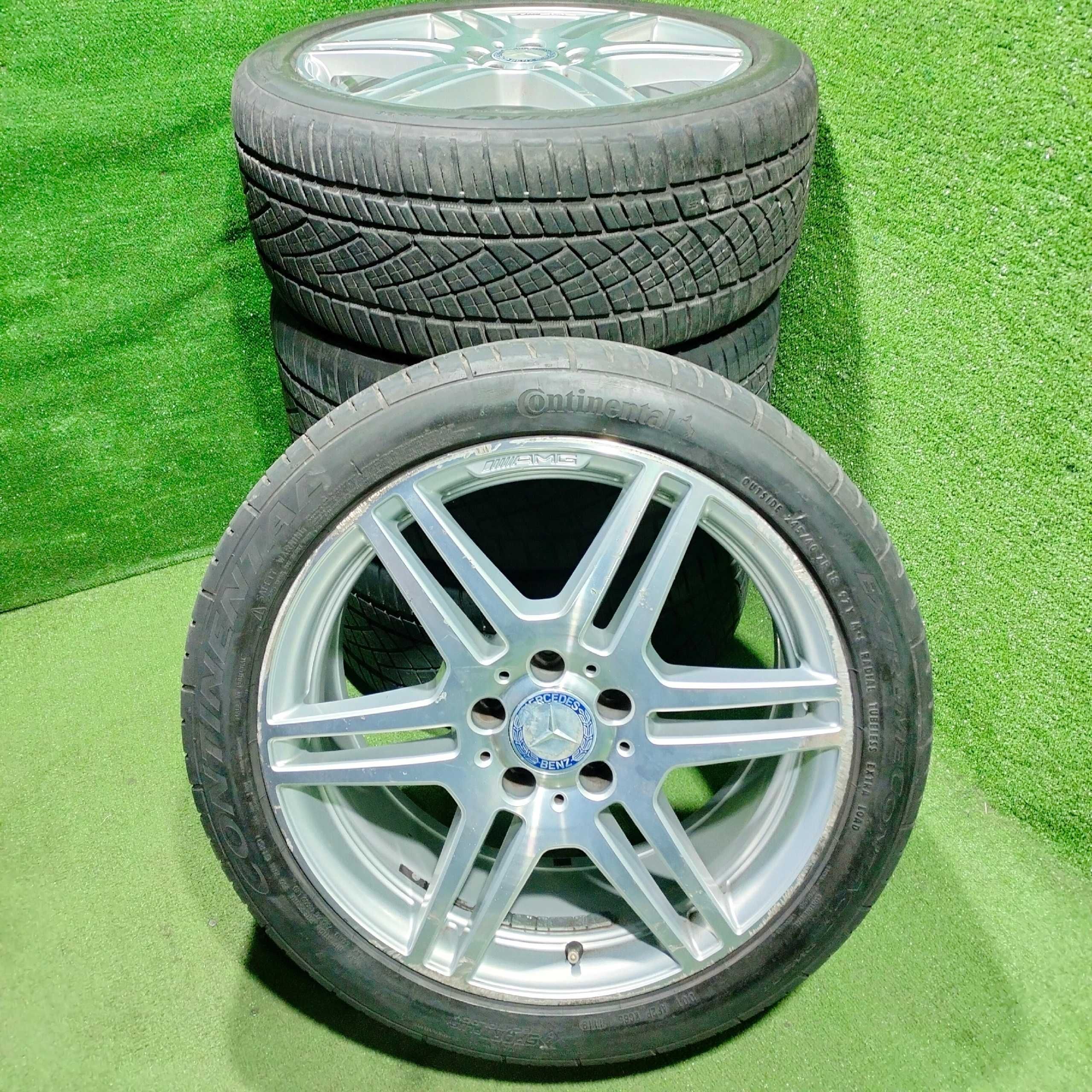 Продам Разноширокие диски с шинами оригинал Mercedes Benz R18 AMG