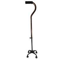 Baston extensibil IdeallStore®, Quad Helper, aluminiu, 94 cm, bronz