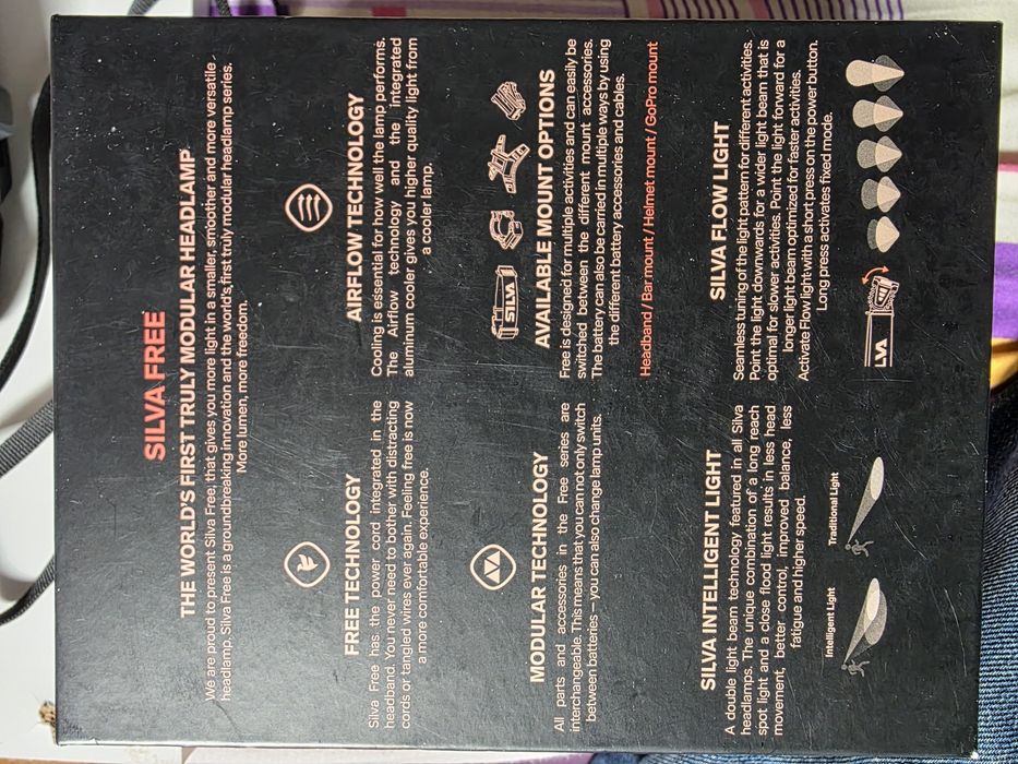 Lanterna frontala profesionala Silva Free 3000 L