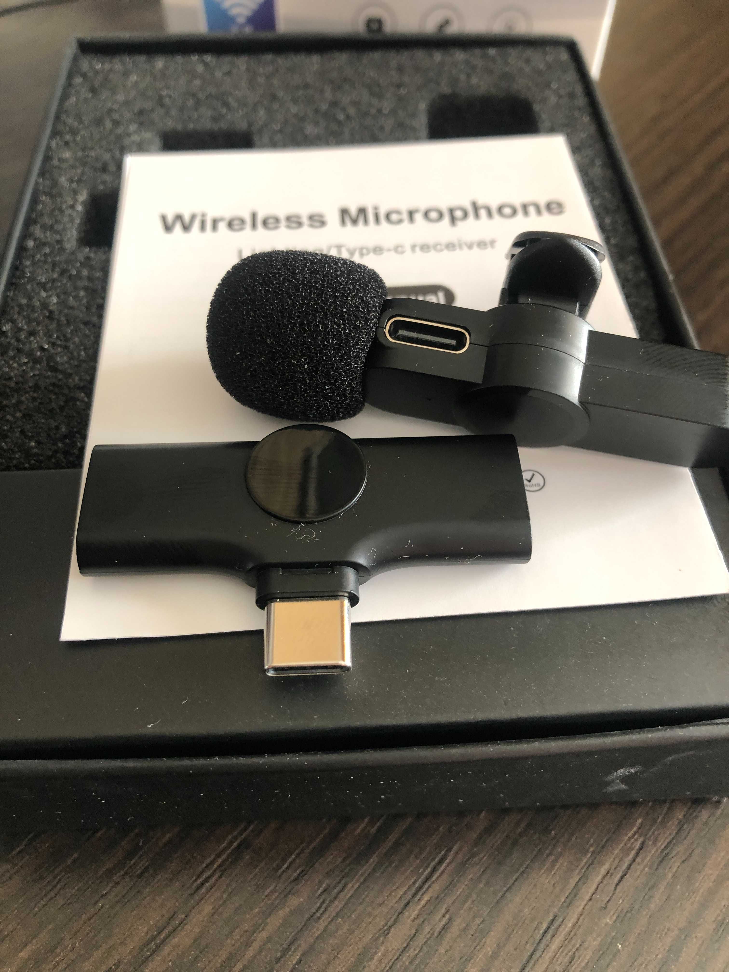 микрофон петличный беспроводной TYPE-C. для смартфона