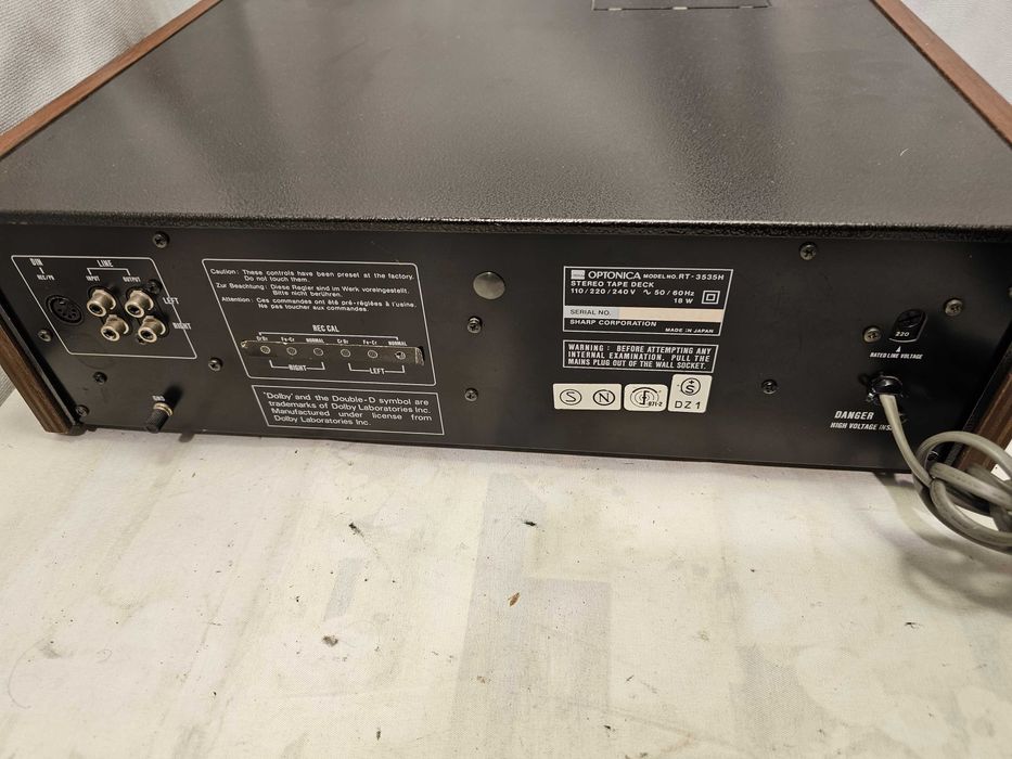 Deck cassette Sharp Optonica RT-3535 JAPAN