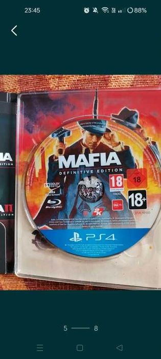 Vând jocuri MAFIA collection Playstation 4 PS4 colecție 1 , 2 și 3