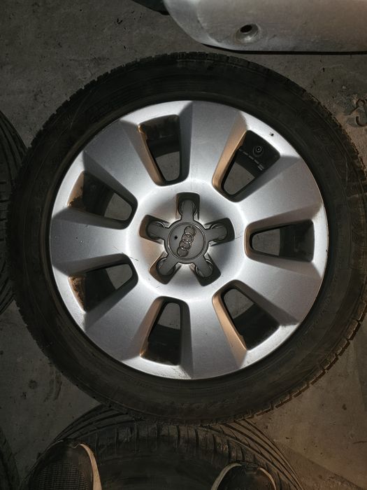 Джанти 5x112 с гуми Audi Volkswagen seat ауди 16 цола