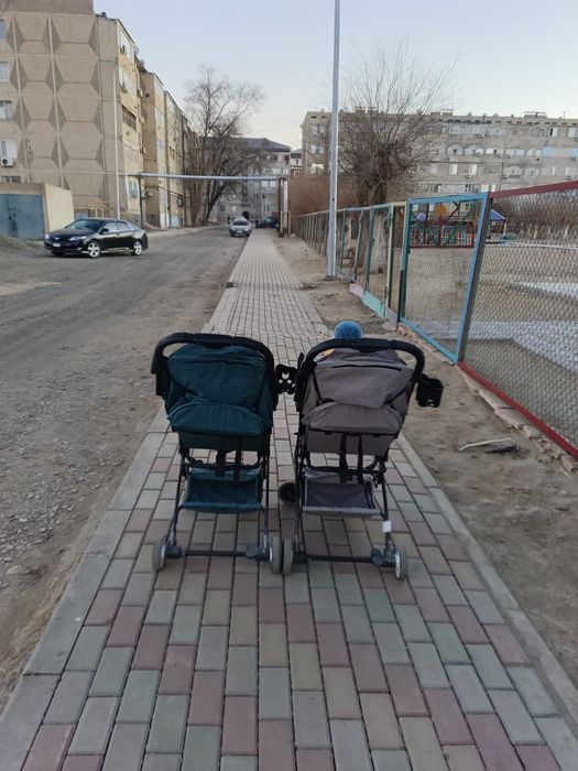 Егіздерге алынған коляска қызықтырса жекеге шығыңыздар