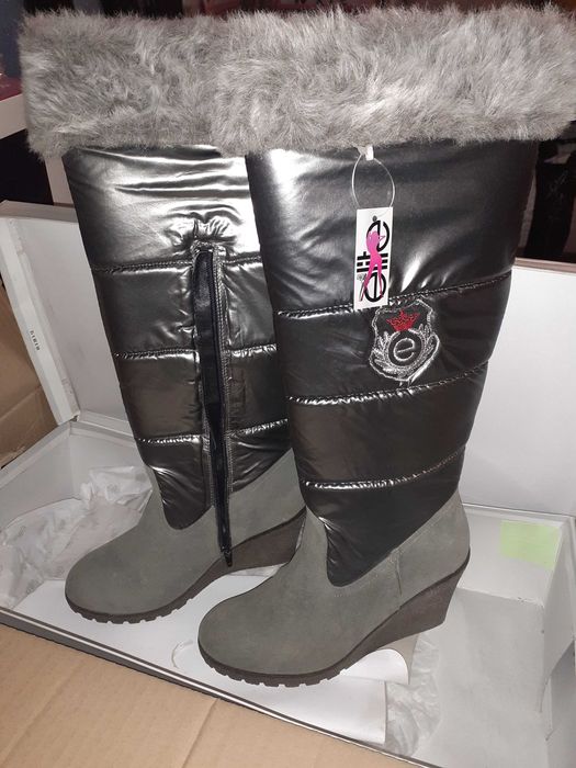 Cizme de iarna cu blană