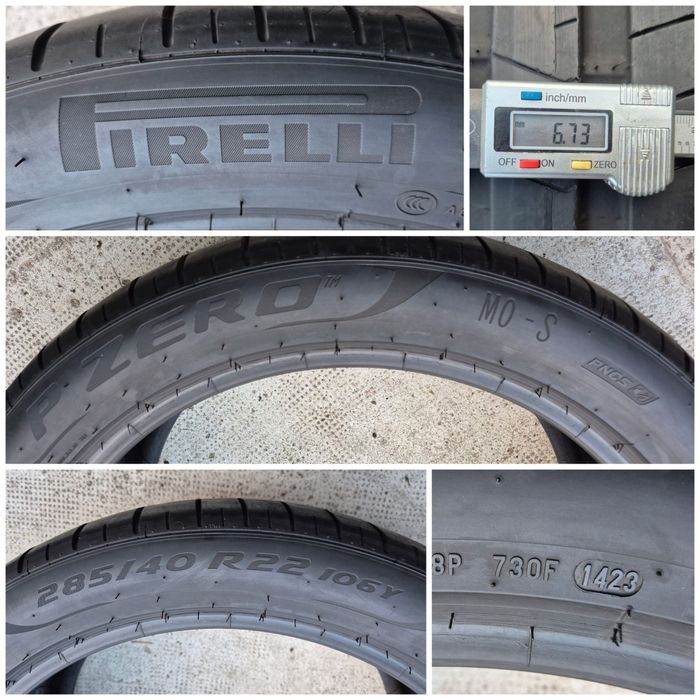 O bucată 285/40 R22 vară - una Pirelli