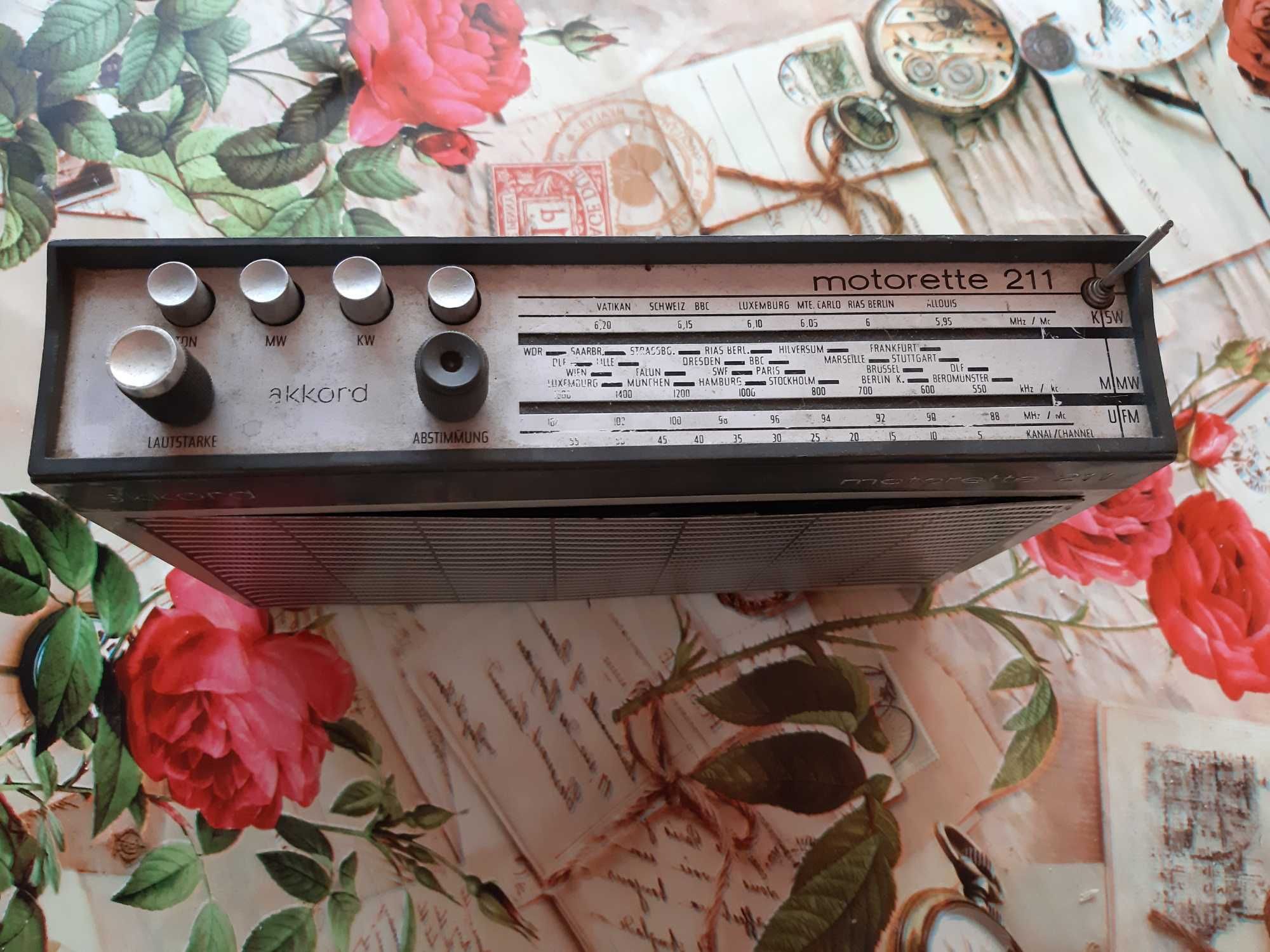 Radio Akkord motorete 211 an 1969