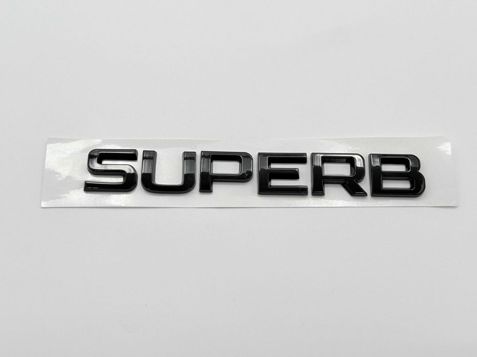 Emblema Compatibila SKODA Kodiaq/Superb/Octavia spate negru