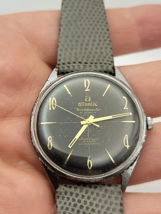 ATLANTIC WORLDMASTER 21 Jewels Ceas Original Swiss Made Functional