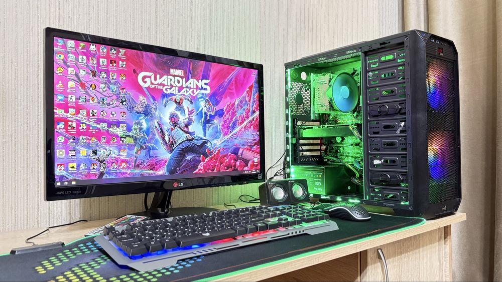 Игровой компьютер Core i7/16GB/SSD/HDD/GTX 1060 + 23 дюймовый монитор