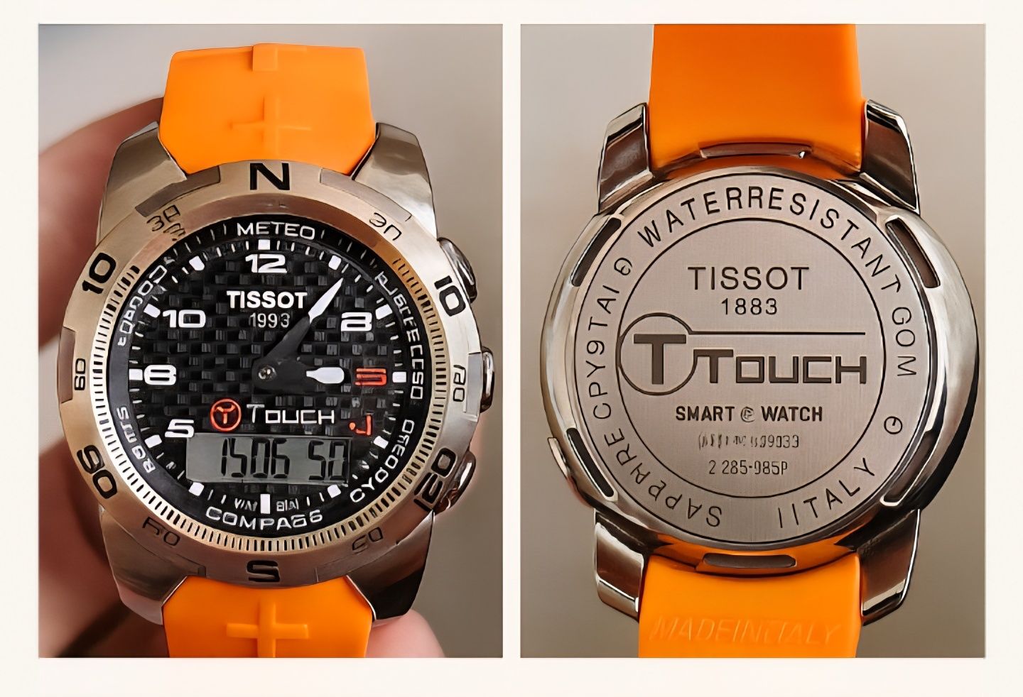 Tissot T-Touch Titanium — титан, сапфир, сенсорные, Швейцария