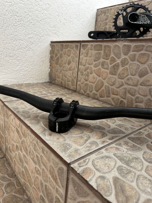 Ghidon BURGTEC Ride Wide Enduro, 31.8mm, 15mm rise, Aluminiu, 760mm