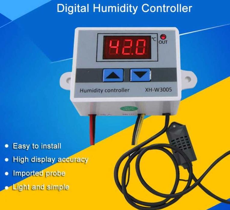 XH-W3005 Регулятор Влажности 0,0~99%, 220V