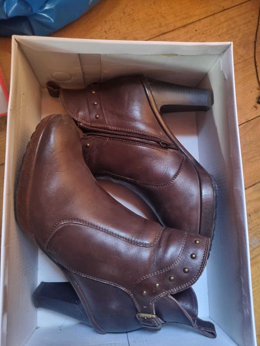 Botine piele naturala