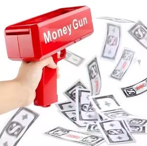 Пистолет за пари, Money gun, Парти пистолет за пари