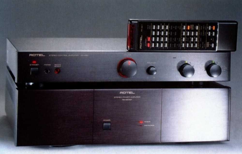 Vand amplif. ROTEL pre RC995 + power RB990BX