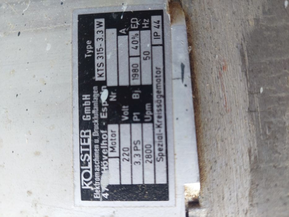 Motor electric pentru circular monofazic Kolster 2,4 kw