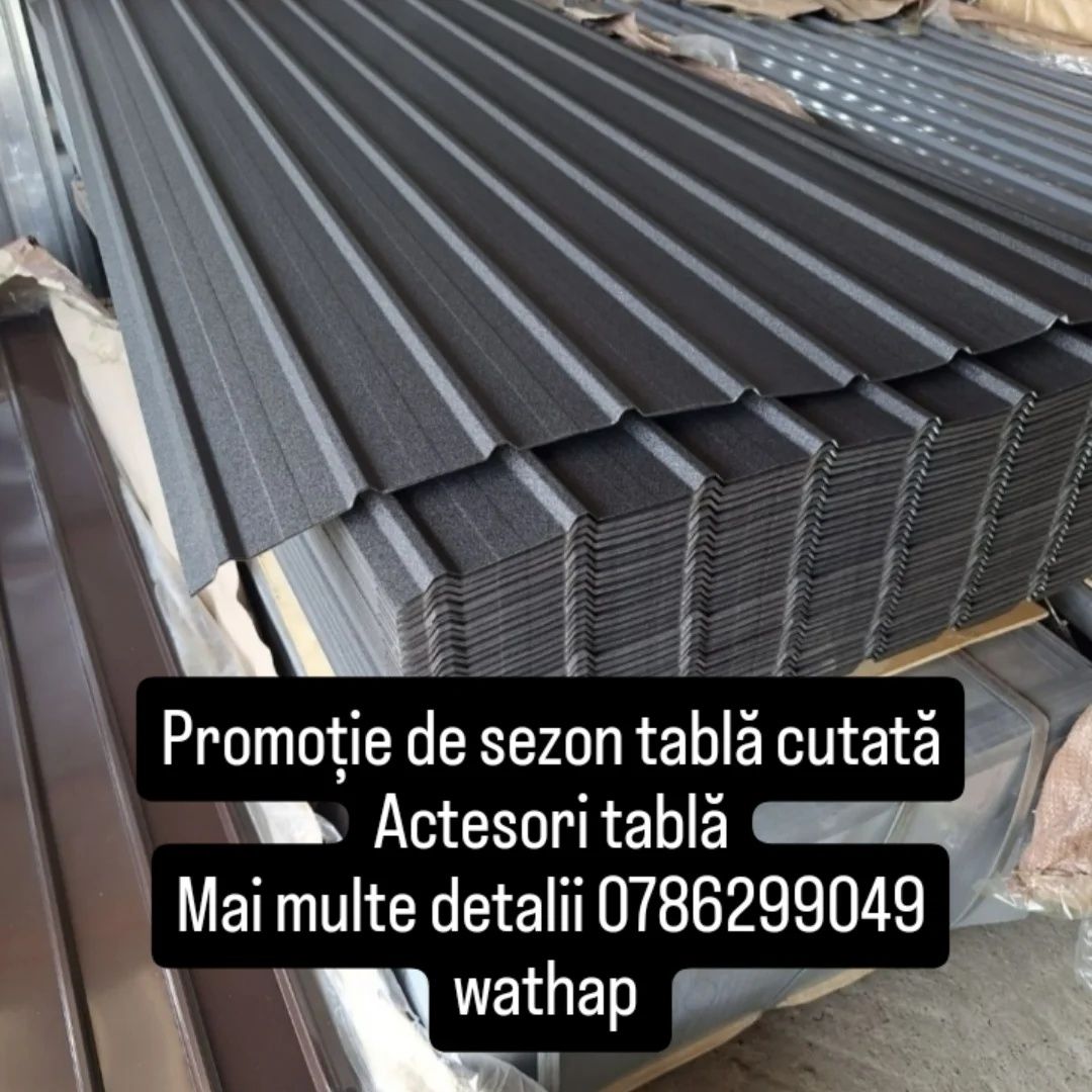 Promoție tablă cutată