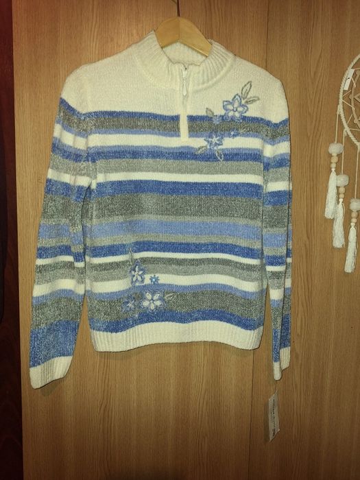 Bluză chenille Alfred Dunner mărimea PM preț 100lei