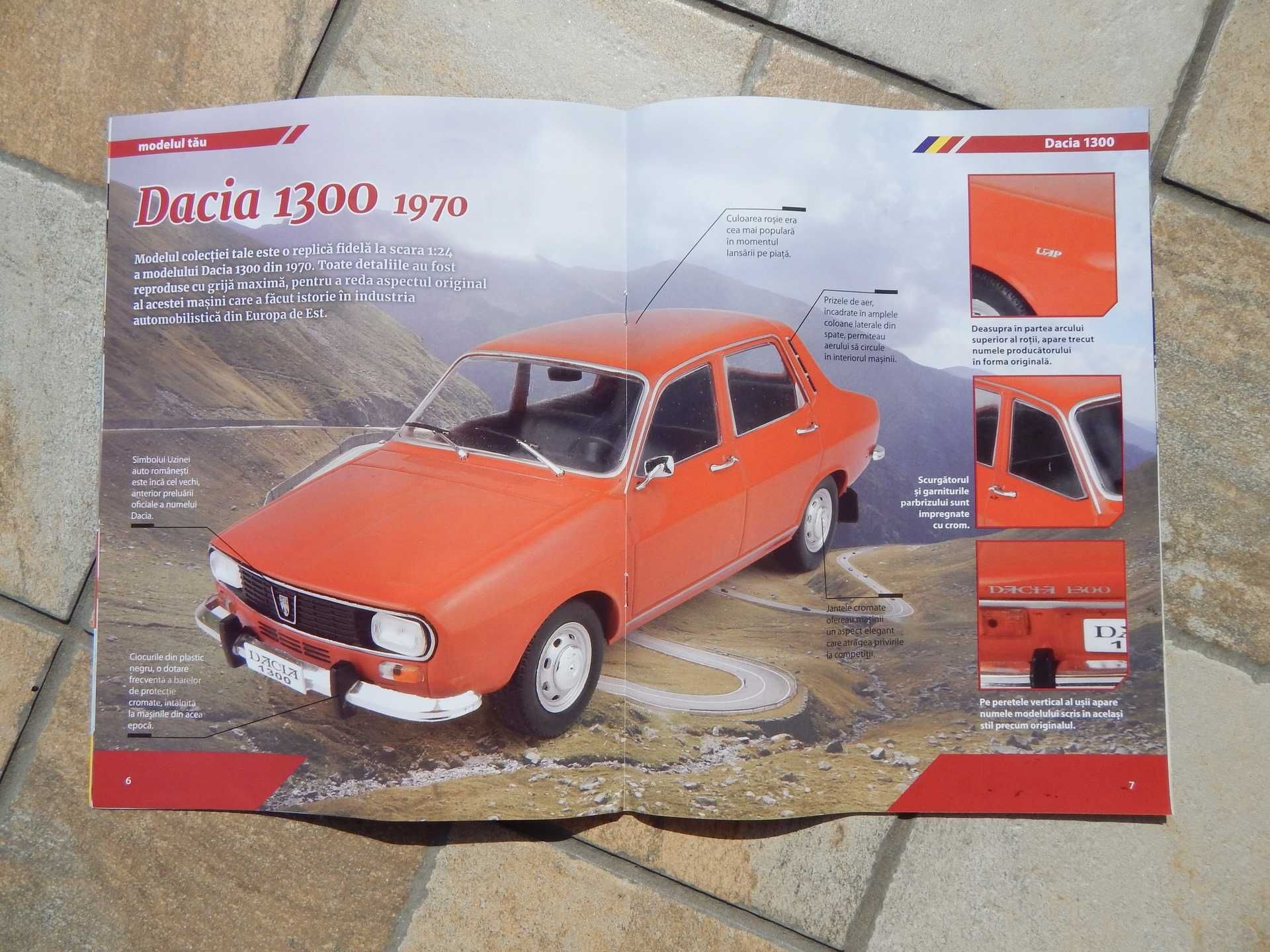 Revista prezentare istorie Dacia 1300 colectia Automobile de Neuitat