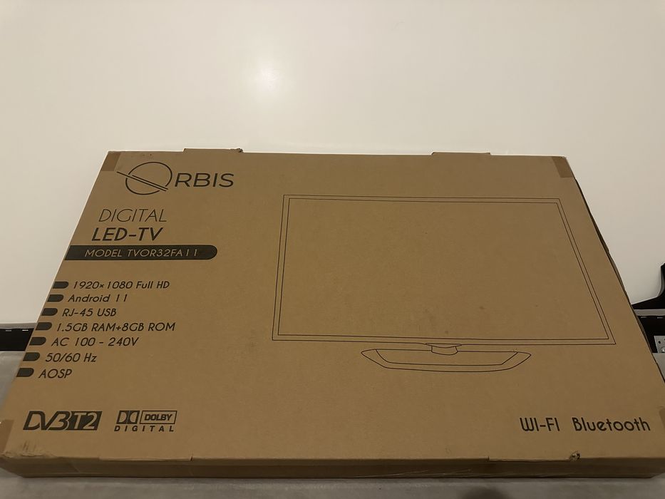 Телевизор НОВЫЙ, 32 дюйм ORBIS