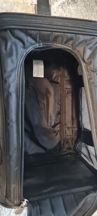 Cusca/Geanta pliabila  transport pisici omologata IATA pentru avion No