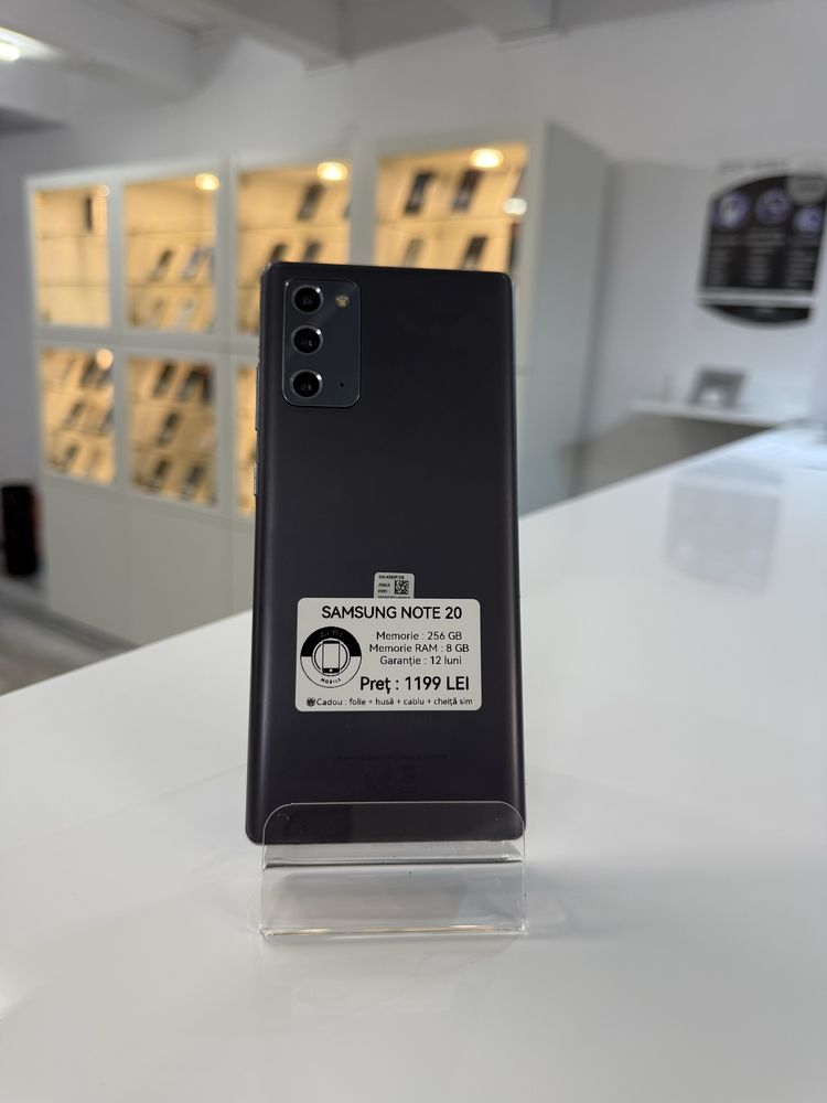 Samsung Note 20 black 256 Gb / 8 gb ! Garantie 12 luni + cadou
