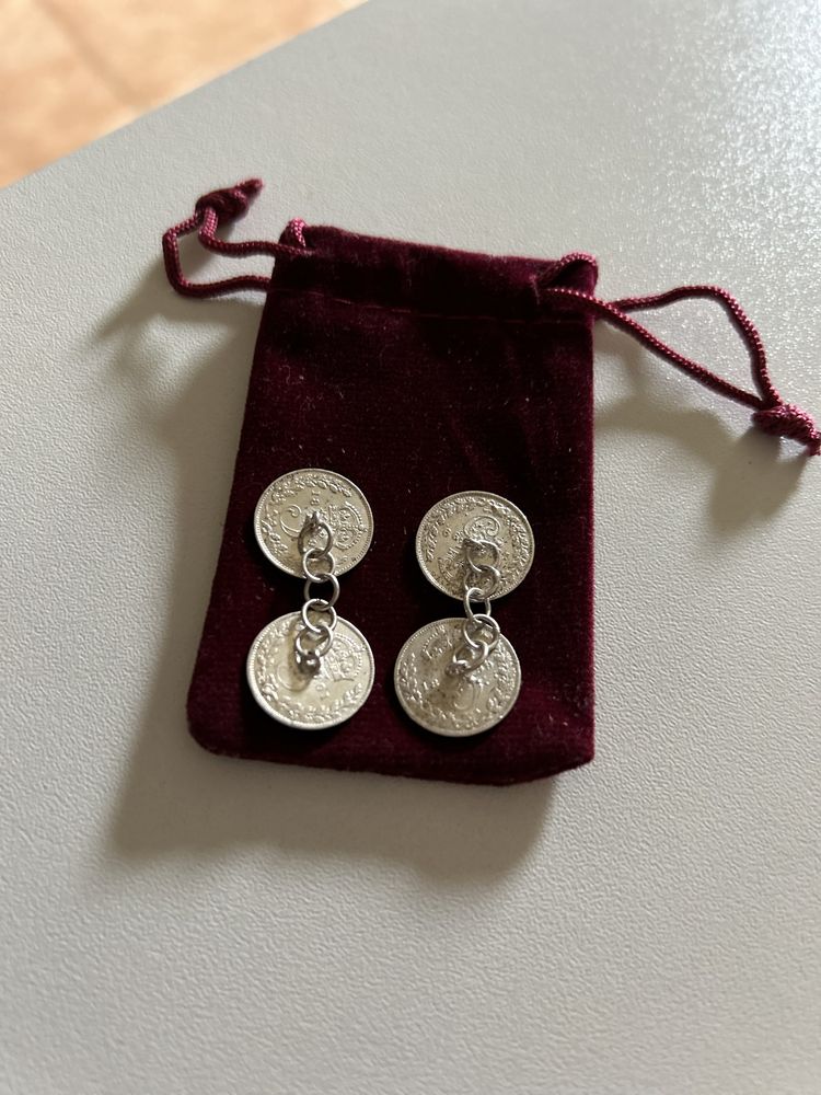 butoni pentru camasa din argint 925 ,secolul 18