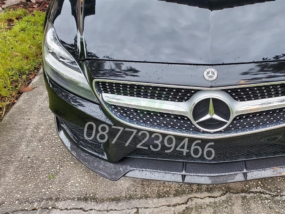 Mercedes CLS AMG Brabus w218 lip spoiler Мерцедес ЦЛС лип спойлер нож