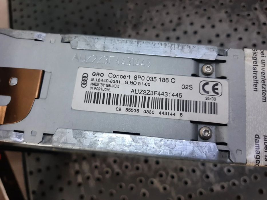 radio cd palyer audi a3 8p 8p0035186c