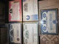 certificat de depozit (timbre,filatelie) de colectie