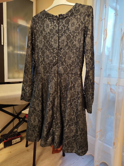 Rochiță neagră din dantelă C&A