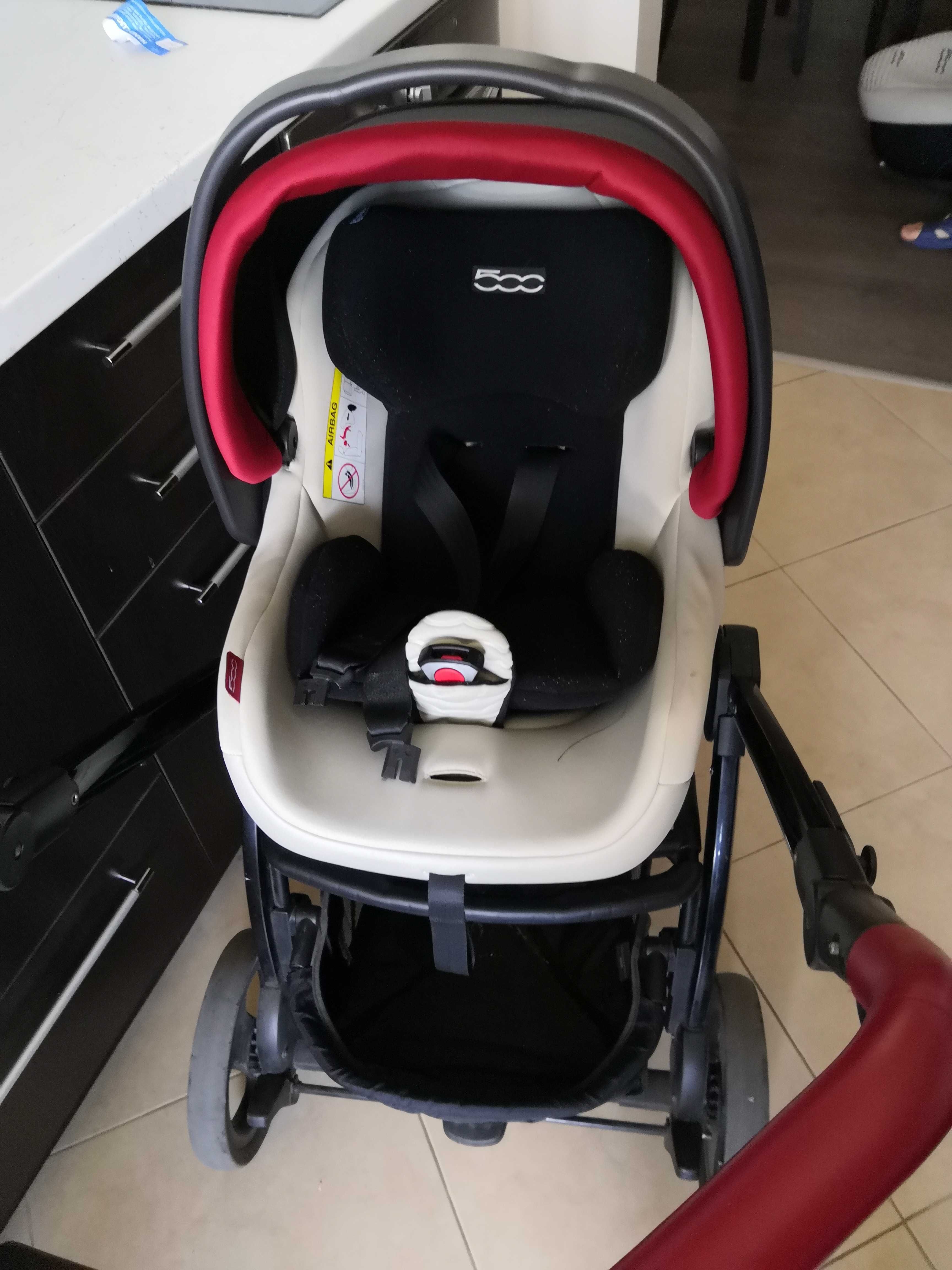 Бебешка количка Peg perego 3 в 1 book fiat 500 XL modular