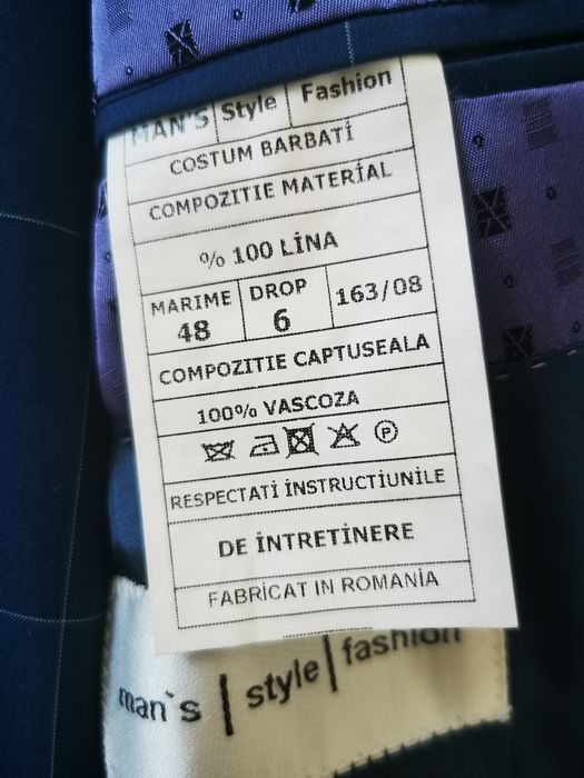 Costum carouri Man's style fashion