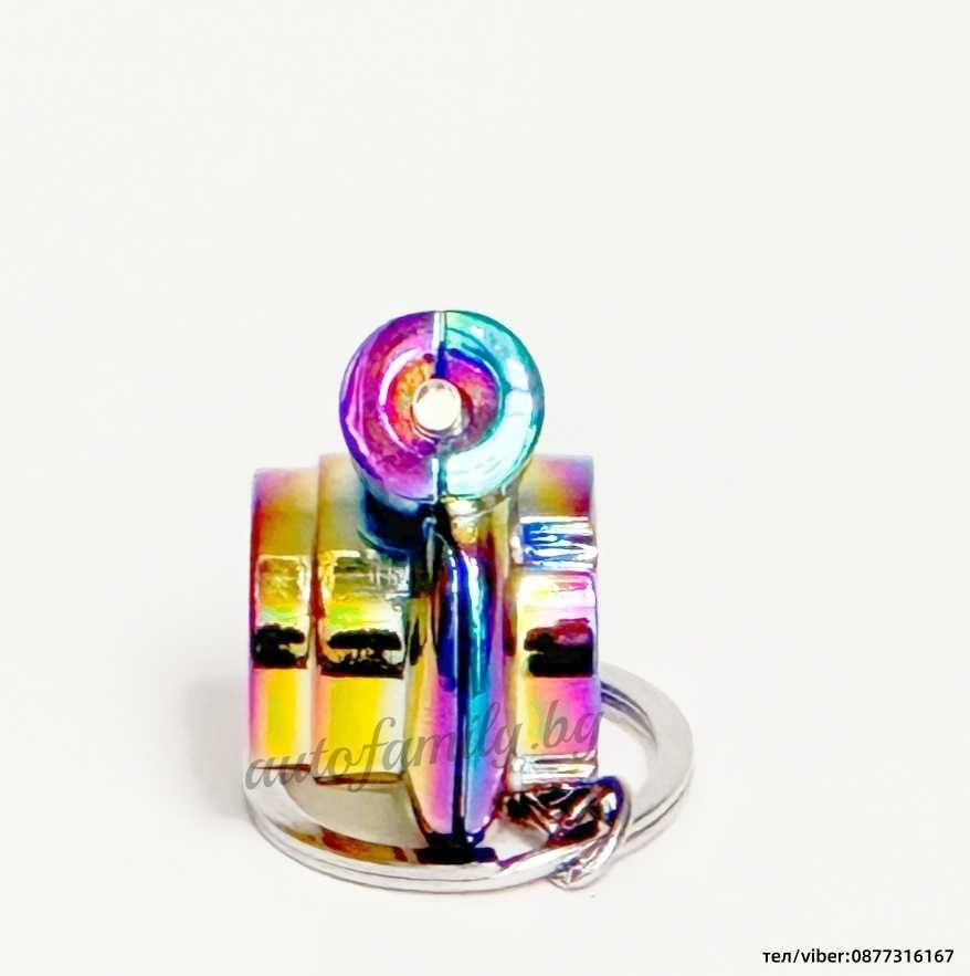 Ключодържател Турбо със звук и светодиод - rainbow