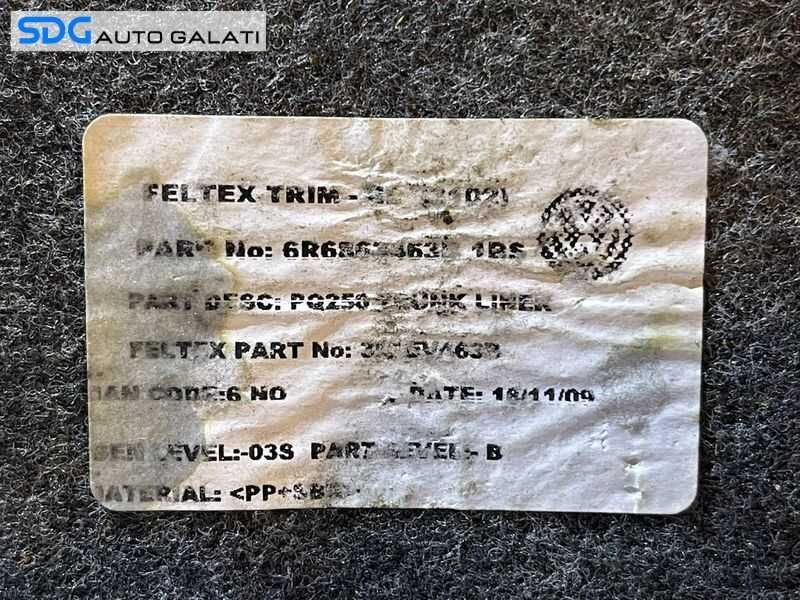 Mocheta Capac Portbagaj VW Polo 6R 2010 - 2018