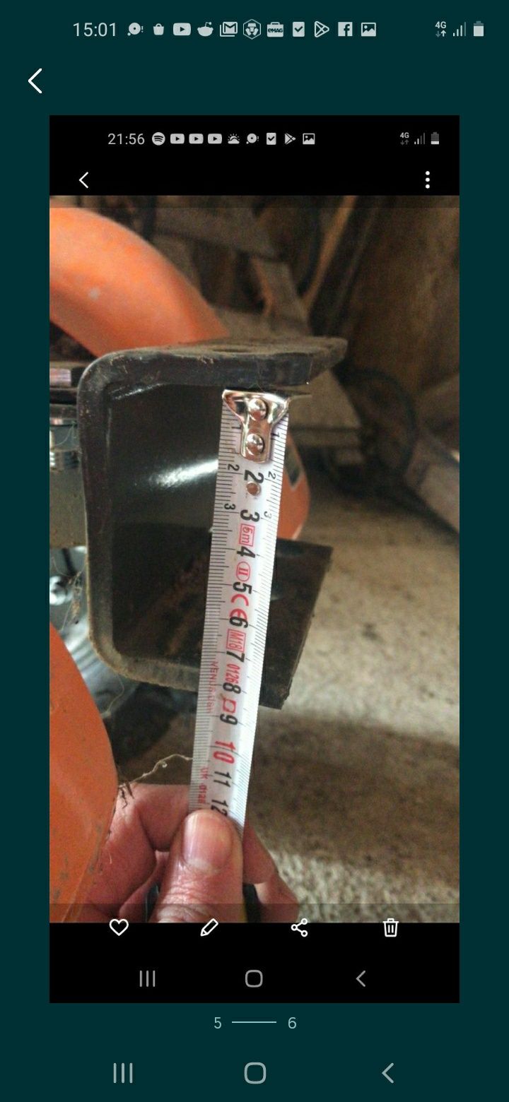 Cupla pentru remorca motocultor