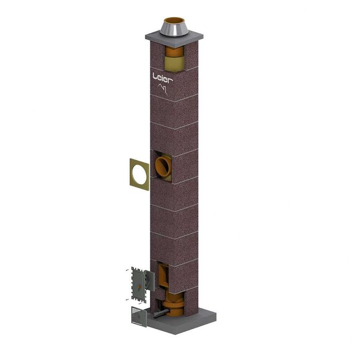 Cos ceramic ventilat LEIER LSK Premium,20cm/7m,transport inclus+CADOU