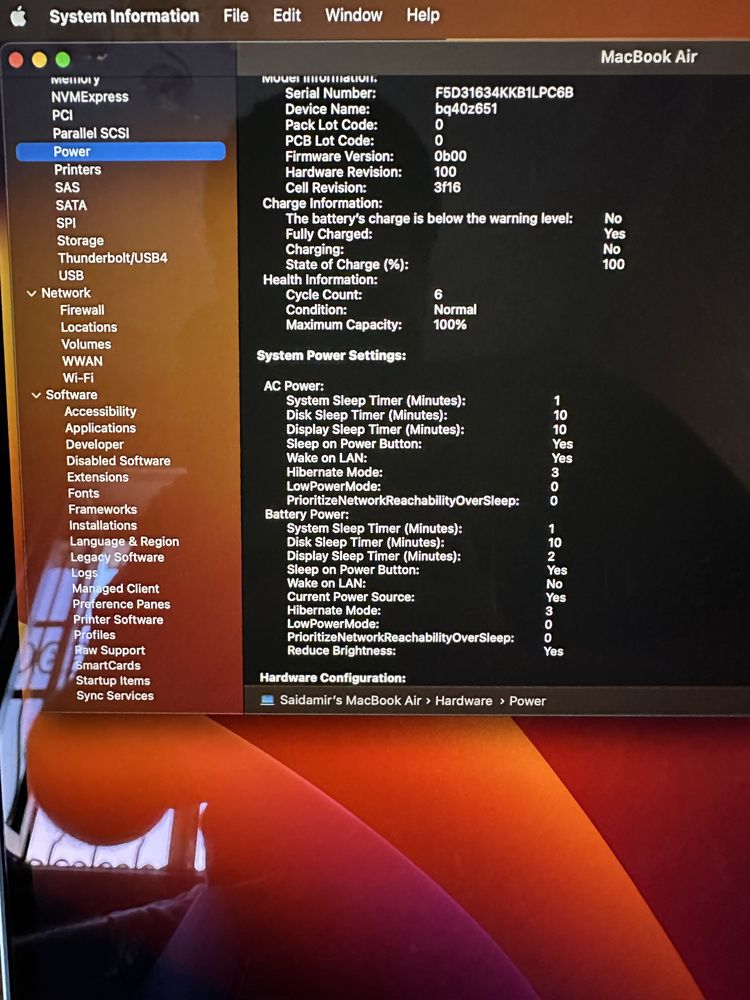 Macbook Air 15 M2