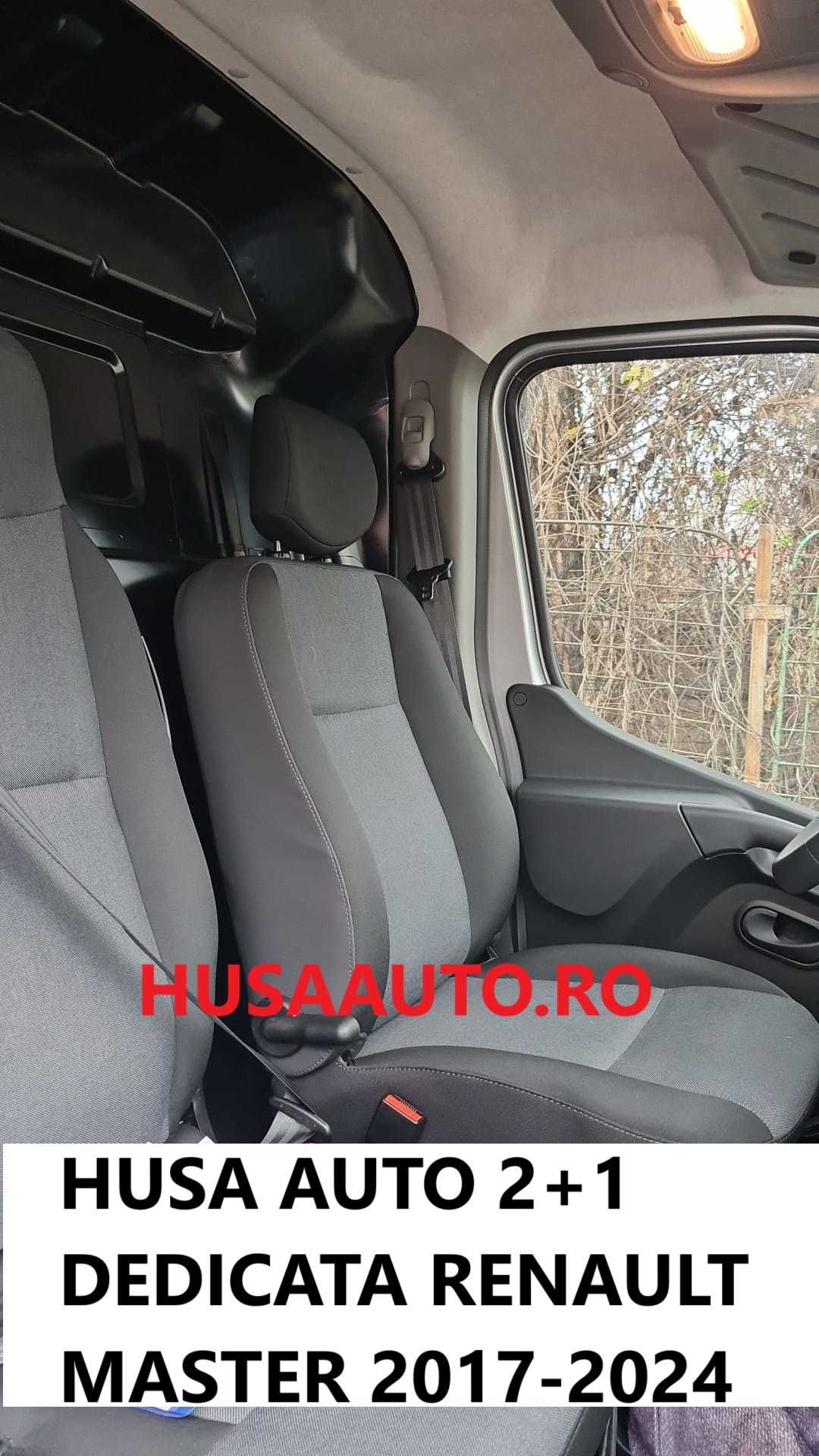 Husa autoutilitara dedicata 2+1 Renault Master 2017-2024