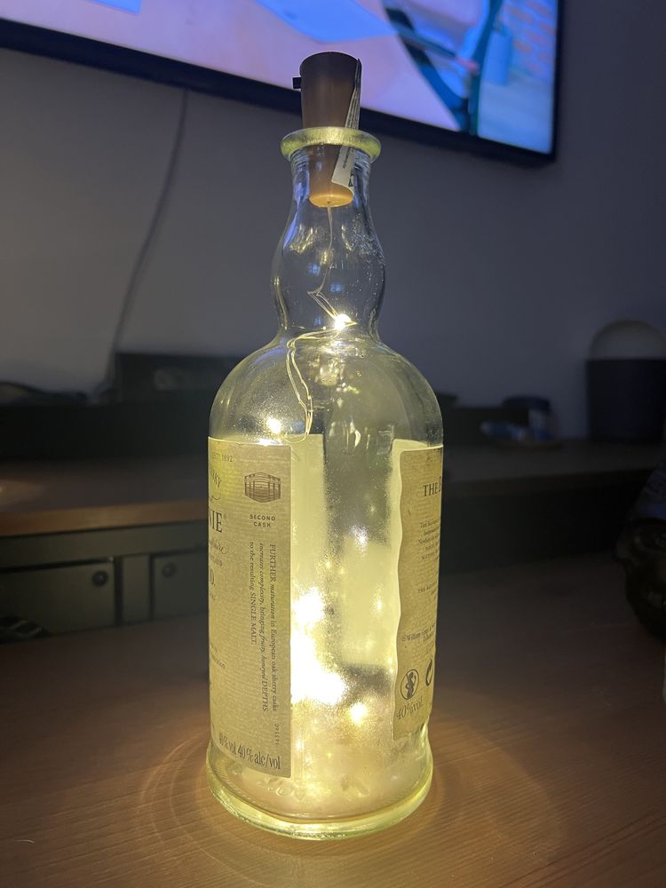 Sticle decorative cu luminite