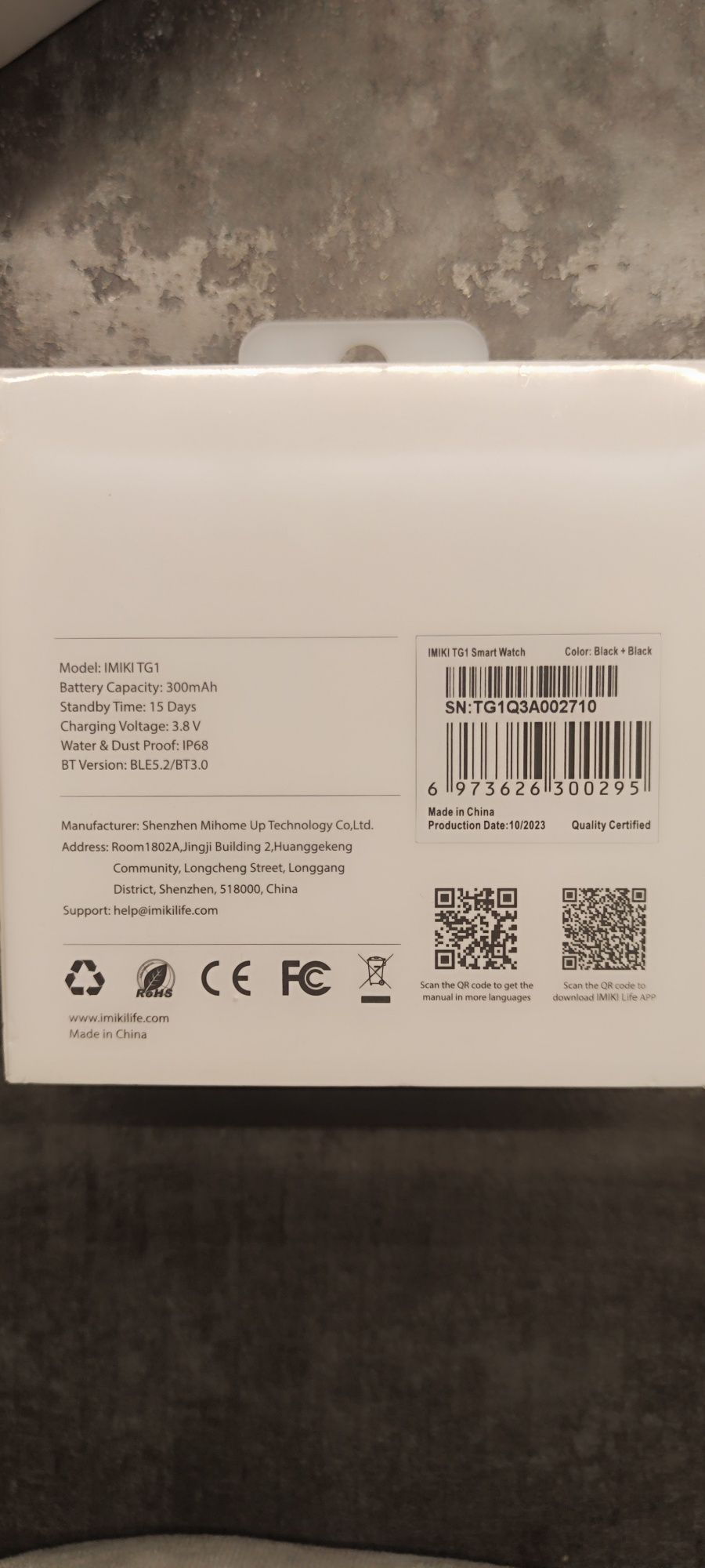 Smart watch TG 1 imiki