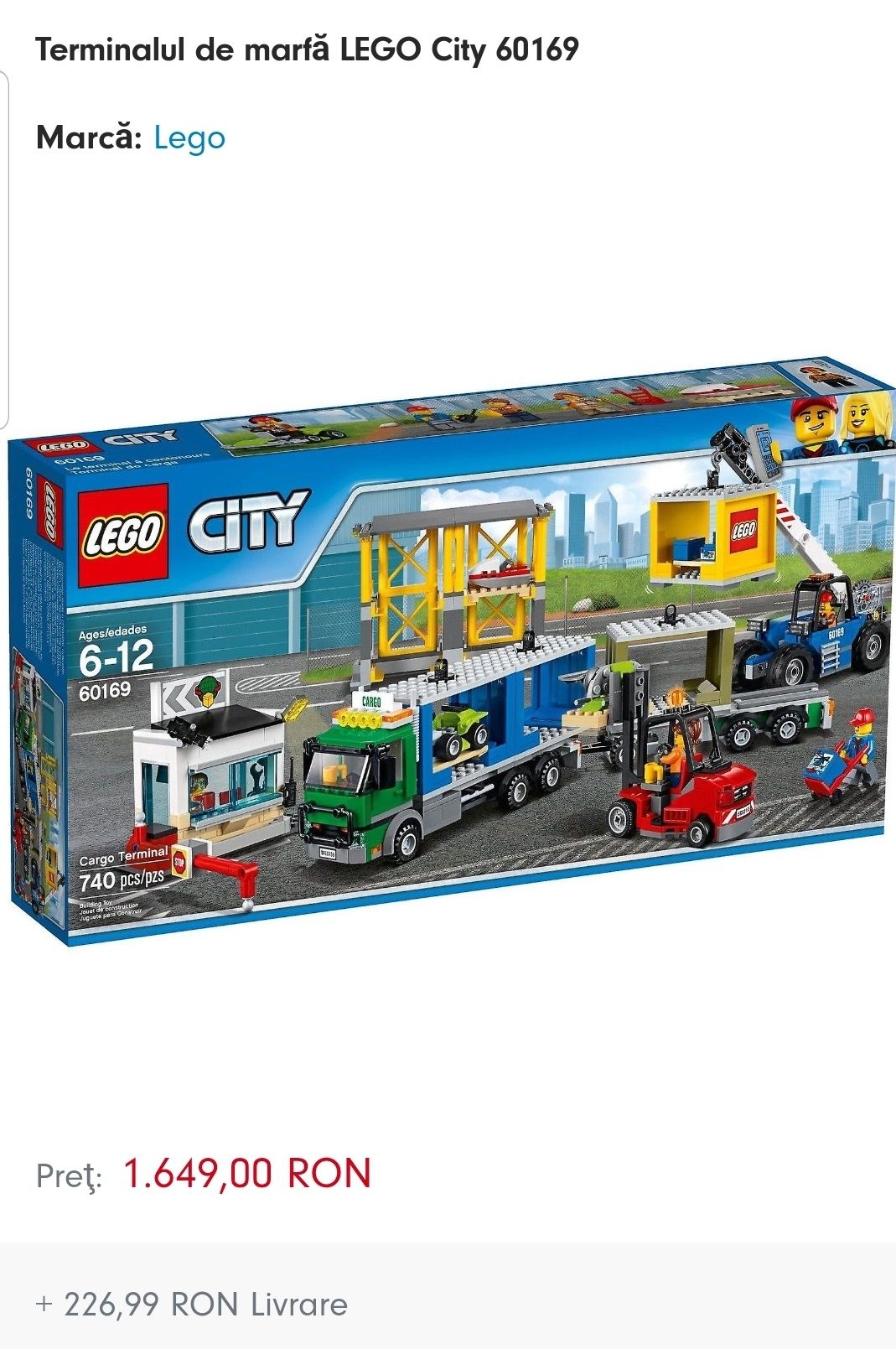 Lego City 60169 Terminal de marfa