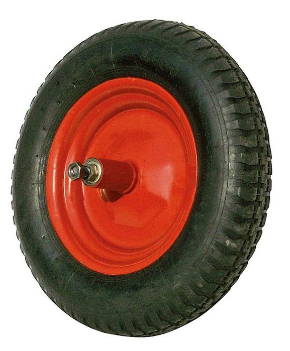 Roaba metalica 70 litri cu roata pneumatica