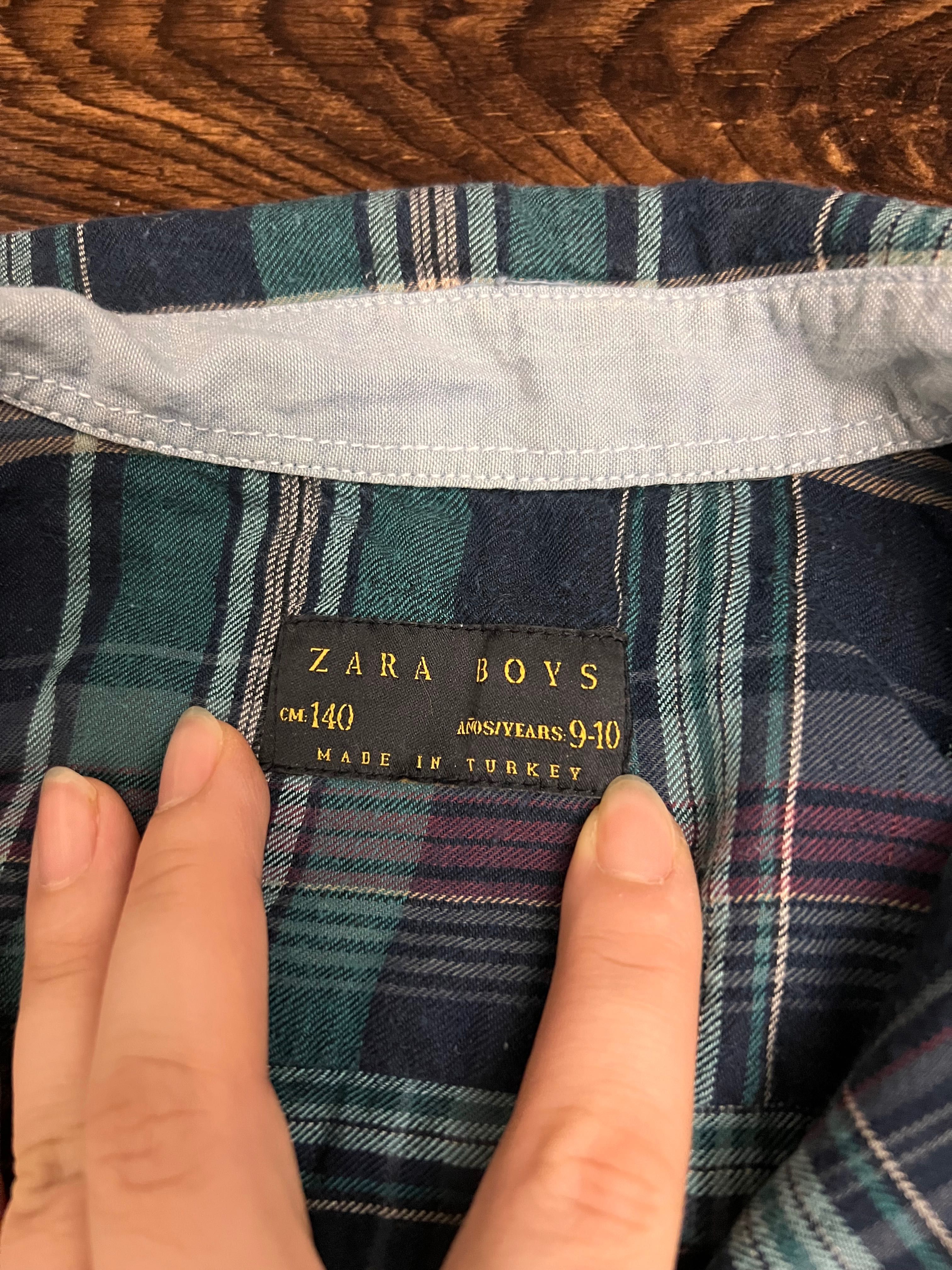 Рубашка на мальчика 7- 10 лет Zara турция