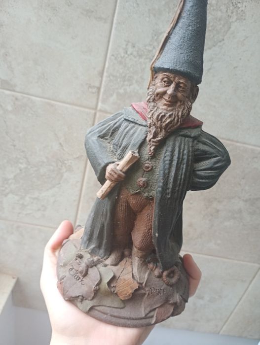 Piesa veche rara de colecție de din 1989 semnata probabil    un gnom
