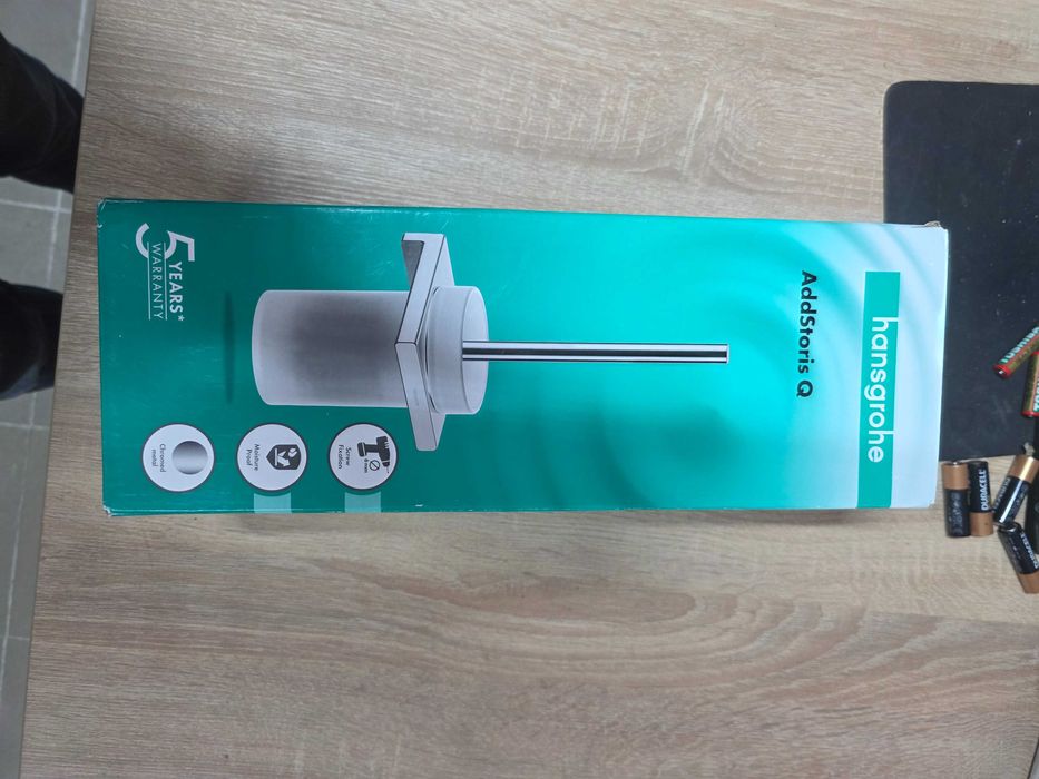 Hansgrohe AddStoris - Perie de toaletă cu montare pe perete