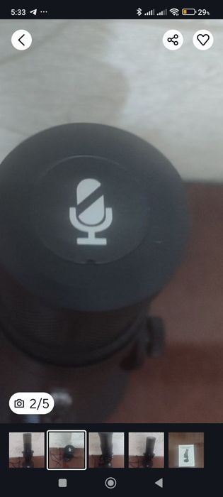 Микрафон студийной.