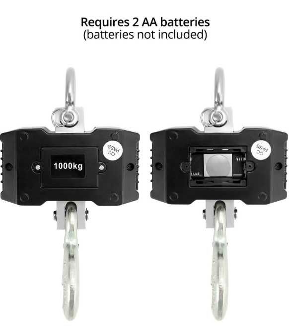 Cântar digital suspendat QWORK® 1000 KG