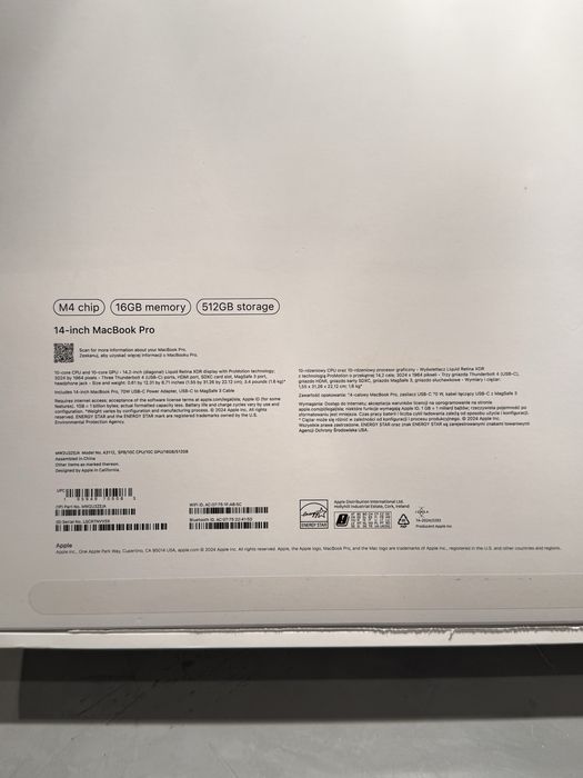 3 cycle! КАТО ЧИСТО НОВ Macbook Pro M4 14 inch Space Black